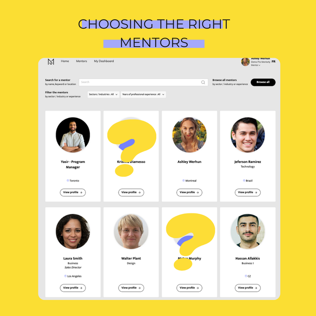 Selecting the Right Mentors for Your Mentorship Program: Balancing Level, Seniority, and Soft Skills